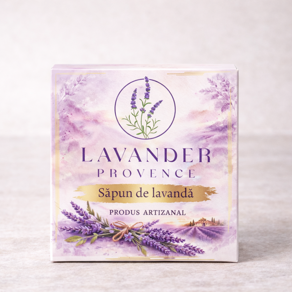 Set 2 Săpunuri Naturale Lavander Provence – 90g / Bucată