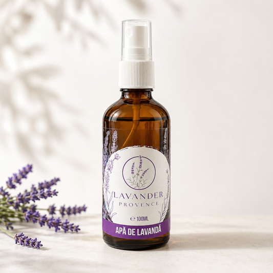Apă de Lavandă Provence – Spray Natural pentru Ten, Corp și Relaxare, 100 ml
