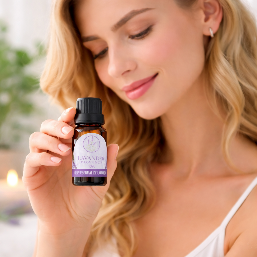 Set 3x Ulei Esențial de Lavandă 100% Pur (10 ml) - pentru aromaterapie, somn și relaxare