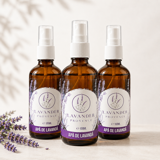 Apă de Lavandă Provence – Spray Natural pentru Ten, Corp și Relaxare, 100 ml