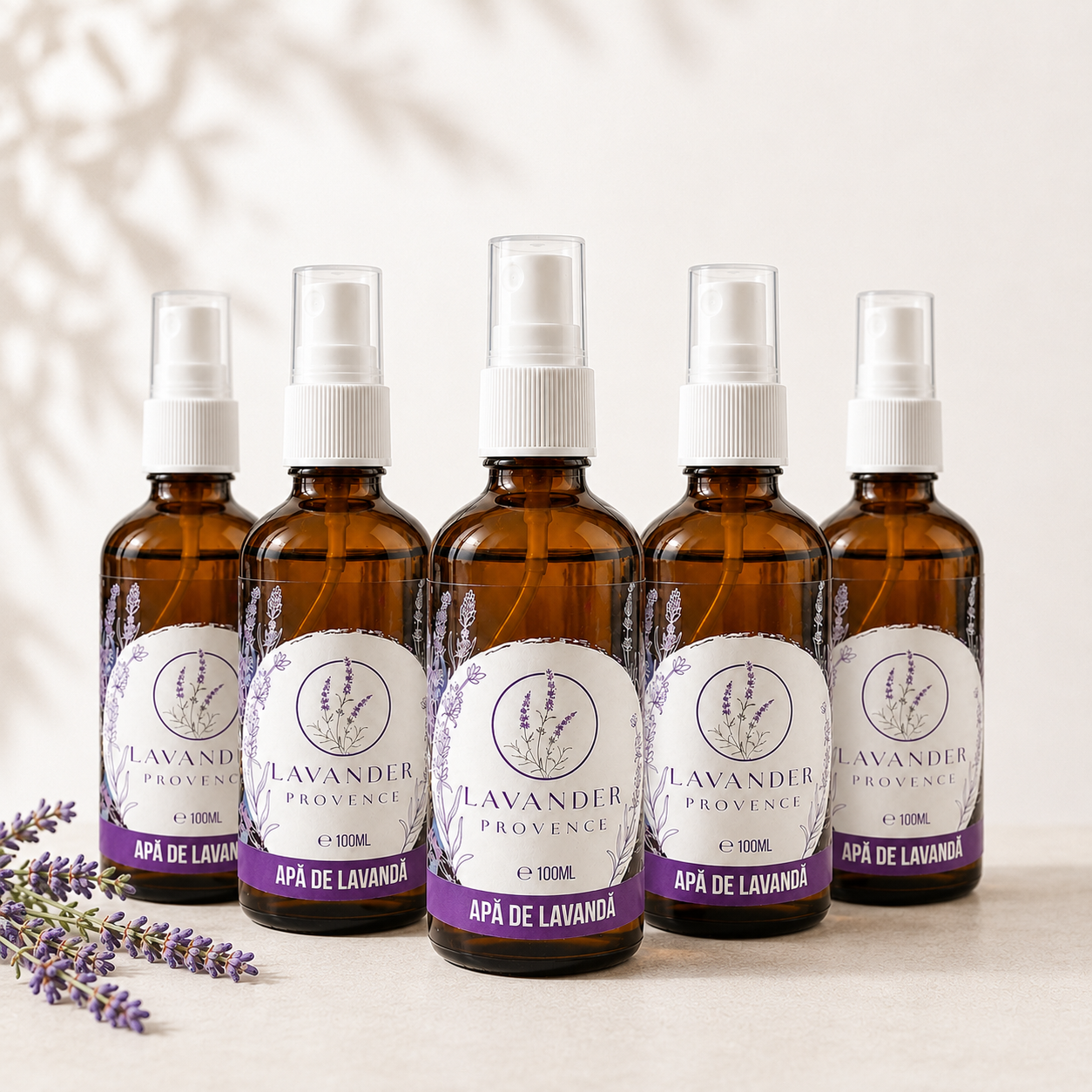 Apă de Lavandă Provence – Spray Natural pentru Ten, Corp și Relaxare, 100 ml