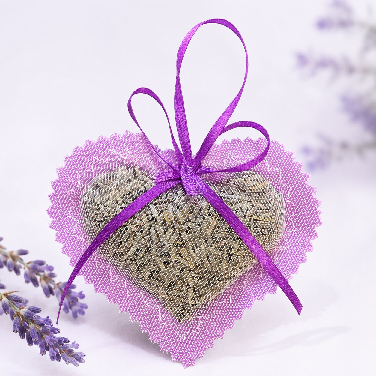 Săculeț Handmade Inimioara cu Lavandă Naturală Premium Romaneasca