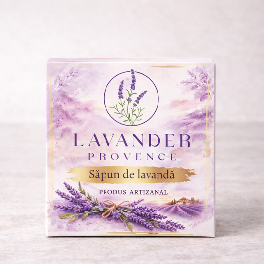 Set 2 Săpunuri Naturale Lavander Provence – 90g / Bucată