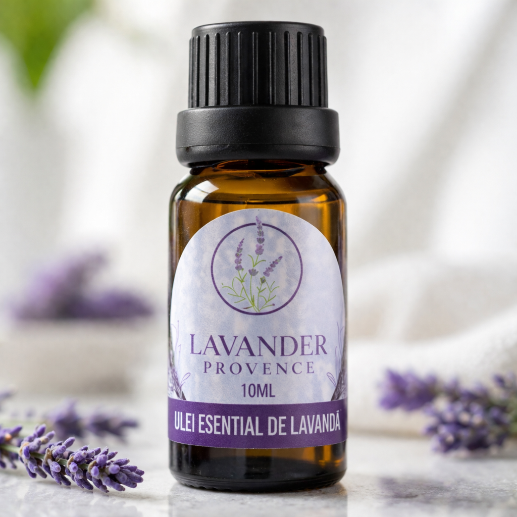 Ulei Esențial de Lavandă 100% Pur (10 ml) - pentru aromaterapie, somn și relaxare