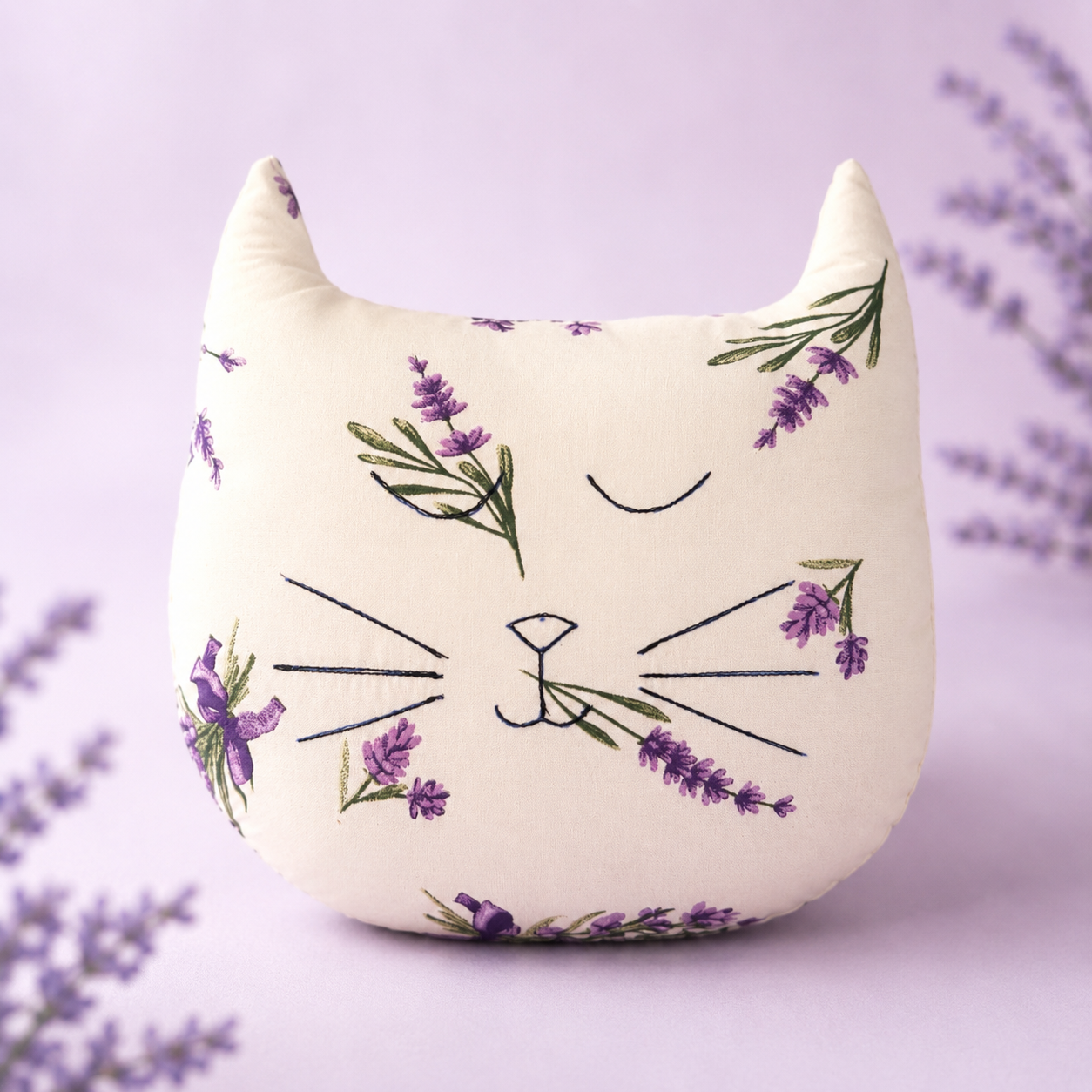 Pernuta Pisicuta cu lavandă naturală pentru somn și relaxare - handmade, aromaterapie